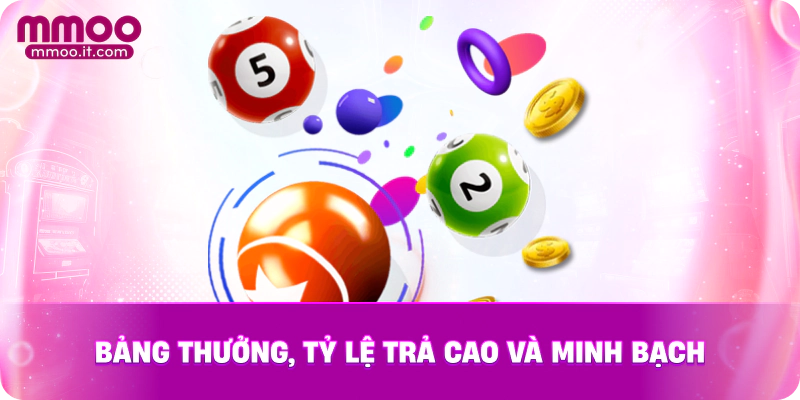 Bảng thưởng, tỷ lệ trả cao và minh bạch